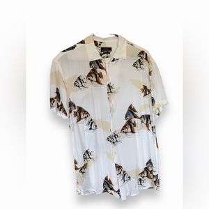 Fish button down